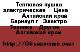 Тепловая пушка электрическая  › Цена ­ 2 500 - Алтайский край, Барнаул г. Электро-Техника » Другое   . Алтайский край